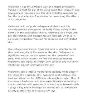Clayton Shagal Hyluranic Acid Serum