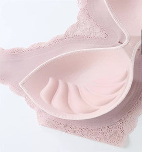 Japan seamless lace sleep bra